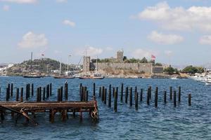 castello di bodrum in turchia foto