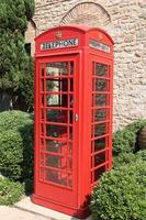 cabina telefonica rossa foto