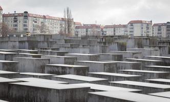 memoriale degli ebrei assassinati d'Europa a Berlino, Germania foto