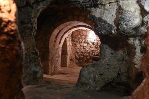 derinkuyu città sotterranea in cappadocia foto