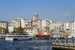 distretto di karakoy e galata ower a istanbul foto