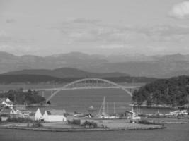 la città di Stavanger in Norvegia foto