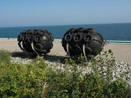 isola di Helgoland nel mare del nord foto