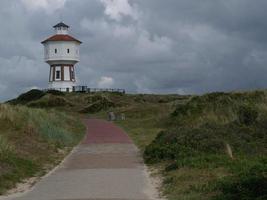 isola di langeoog nel mare del nord tedesco foto