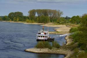 il fiume Reno vicino a Wesel foto