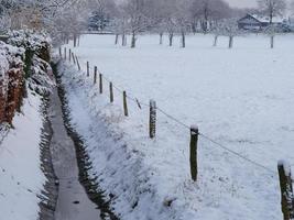 orario invernale in un castello tedesco foto