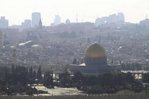 vista sulla città di gerusalemme, israele foto