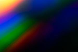 sfondo sfumato arcobaleno colorato. perdita di luce colorata strutturata per l'illuminazione di foto sovrapposte. colore chiaro astratto creativo per banner, carta da parati, sfondo, ecc.