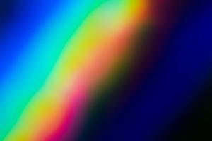 sfondo sfumato arcobaleno colorato. perdita di luce colorata strutturata per l'illuminazione di foto sovrapposte. colore chiaro astratto creativo per banner, carta da parati, sfondo, ecc.