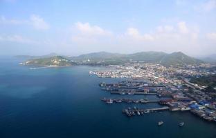 villaggio di pescatori, sattahip, cholburi, thailandia foto