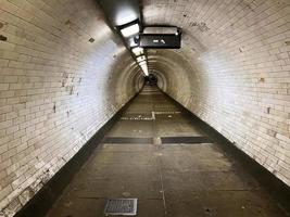 un tunnel sotto il fiume Tamigi a Greenwich foto
