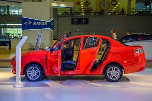 mosca - agosto 2016 faw oley presentato al mias moscow international automobile salon il 20 agosto 2016 a mosca, russia foto