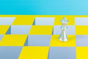 il gioco di scacchi colore pop art immagine astratta sfondo. foto