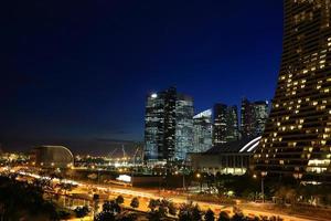 skyline della città di Singapore foto