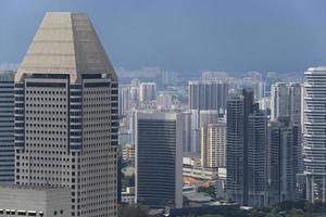 vista a volo d'uccello di singapore foto