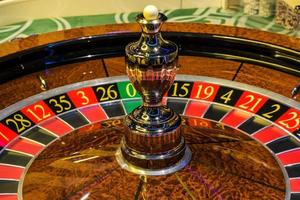 roulette da tavolo da gioco del casinò d'élite foto