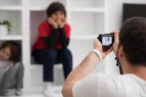 servizio fotografico con modelli per bambini foto