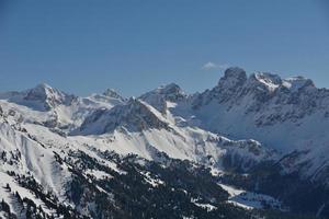 natura invernale di montagna foto