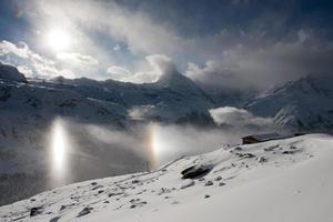 Cervino di montagna zermatt svizzera foto
