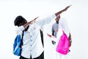giovani studenti africani danza moderna foto