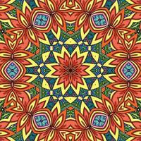 mandala colorato fiori modello boho simmetrico 395 foto