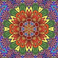 mandala colorato fiori modello boho simmetrico 498 foto