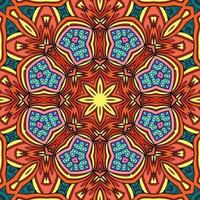 mandala colorato fiori modello boho simmetrico 1088 foto