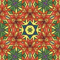 mandala colorato fiori modello boho simmetrico 405 foto