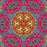 mandala colorato fiori modello boho simmetrico 791 foto