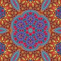 mandala colorato fiori modello boho simmetrico 632 foto