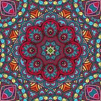 mandala colorato fiori modello boho simmetrico 207 foto