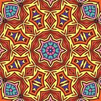 mandala colorato fiori modello boho simmetrico 1041 foto