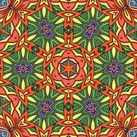 mandala colorato fiori modello boho simmetrico 384 foto