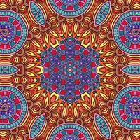 mandala colorato fiori modello boho simmetrico 641 foto