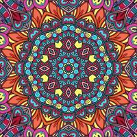 mandala colorato fiori modello boho simmetrico 237 foto