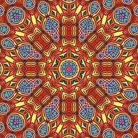 mandala colorato fiori modello boho simmetrico 938 foto