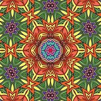 mandala colorato fiori modello boho simmetrico 393 foto