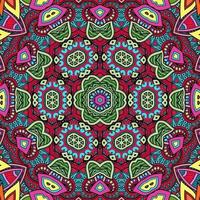 mandala colorato fiori modello boho simmetrico 533 foto