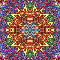 mandala colorato fiori modello boho simmetrico 39 foto