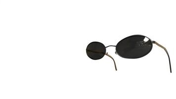 occhiali da sole isolati su priorità bassa bianca foto