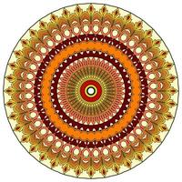 sfondo di design mandala ornamentale di lusso colorato. forma insolita del fiore. elementi di design orientale .. tessere foto