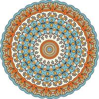 sfondo astratto con un motivo mandala colorato. modelli di terapia antistress foto