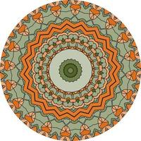 sfondo mandala con ottimi colori. mandala colorato con forme floreali foto