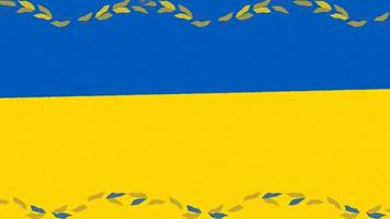 sfondo della bandiera di solidarietà dell'ucraina foto