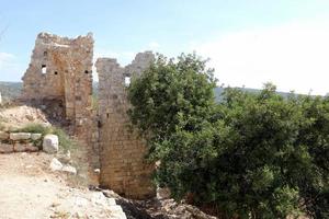 25. 09. 2018. La fortezza di yechiam è le rovine di una fortezza del periodo ottomano e crociato nella Galilea occidentale, in Israele foto