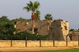 acro israele 18 gennaio 2020. L'antica città portuale di akko nel nord-ovest di israele sul Mar Mediterraneo. foto