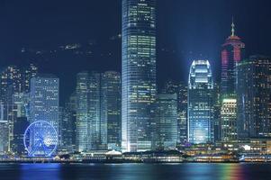 paesaggio urbano di Hong Kong foto
