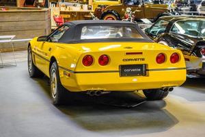 sinsheim, Germania - Mai 2022 giallo cabrio chevrolet corvetta c foto