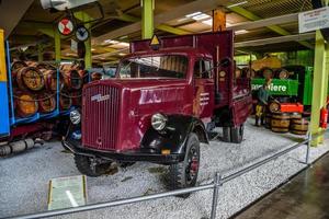 sinsheim, Germania - Mai 2022 rosso marrone camion opel Blitz foto