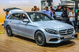 francoforte - settembre 2015 mercedes-benz c 350 e presentata a iaa nel foto